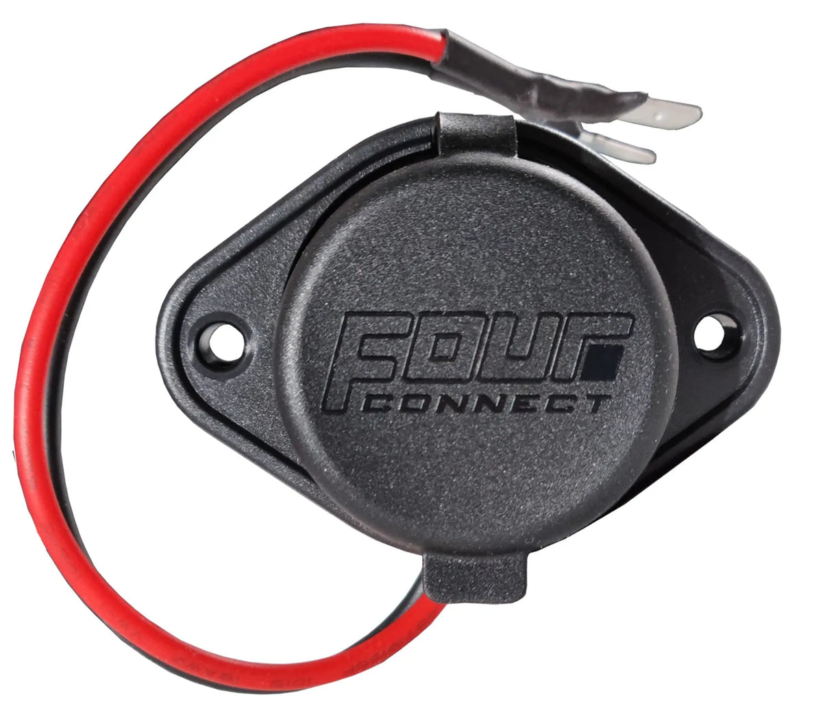 FOUR Connect 4-600163 12/24V maitinimo lizdas - laidai su jungtimis iš priekio