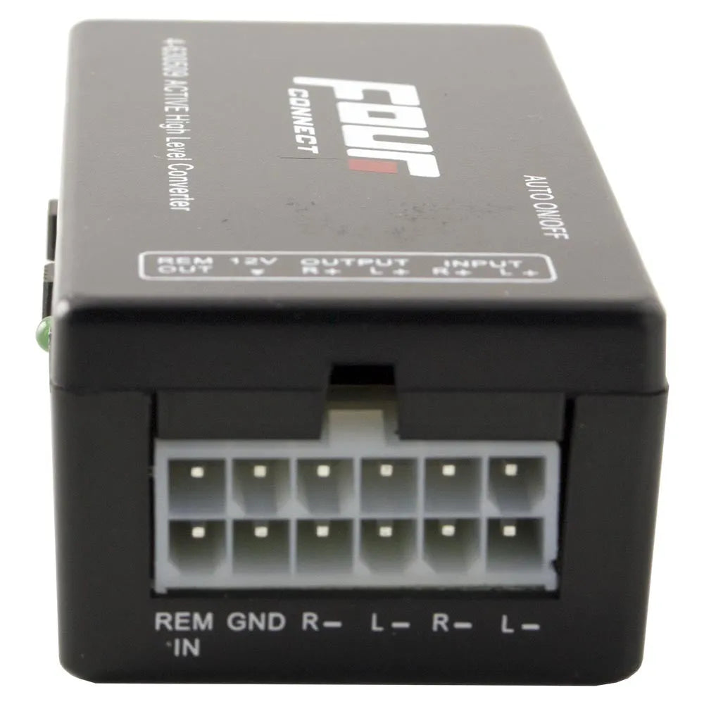 FOUR Connect 4-630509 Aukšto / žemo lygio adapteris reguliuojamas, aktyvus - jungčių panelė su etiketėmis
