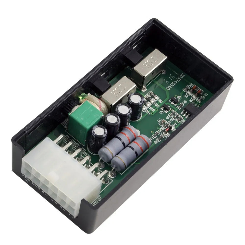 FOUR Connect 4-630509 Aukšto / žemo lygio adapteris reguliuojamas, aktyvus - vidinė plokštė su komponentais ir jungtimis