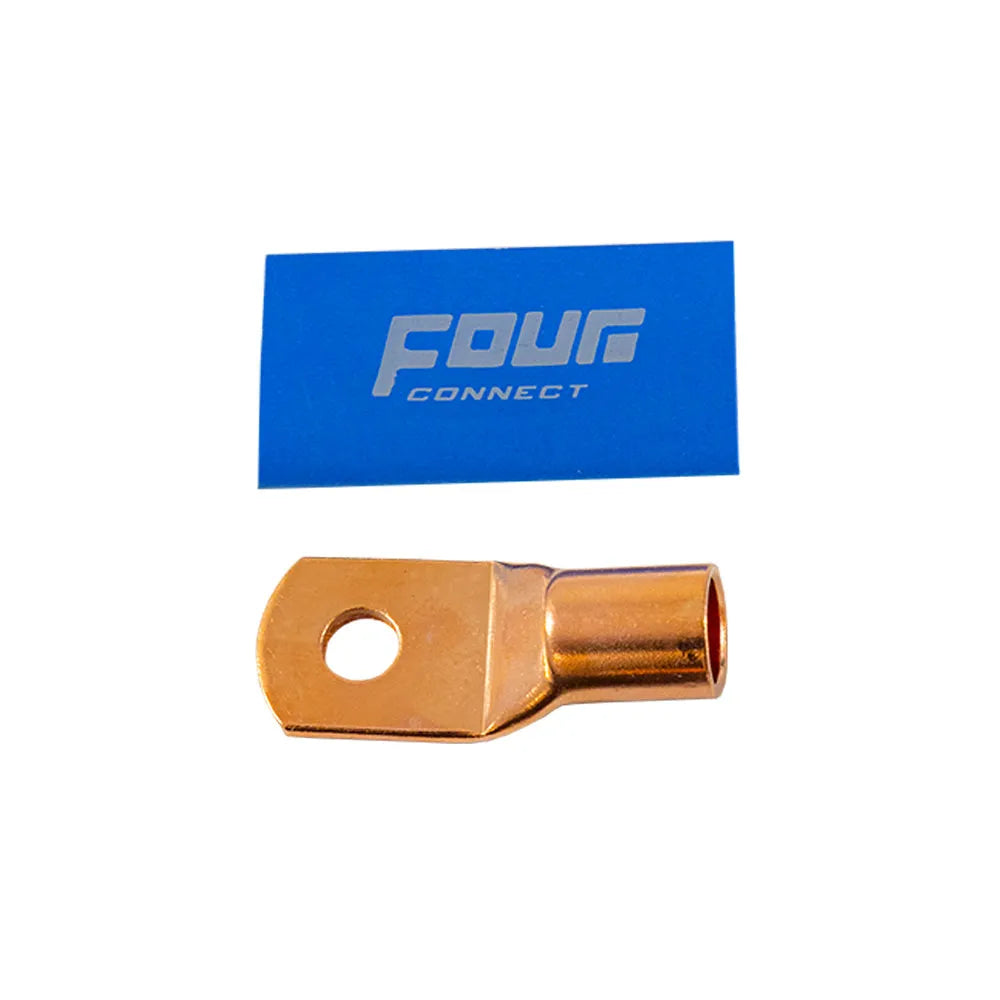 FOUR Connect 4-690387 STAGE3 OFC M8 žiedinė jungtis 50mm2, 20x blue
