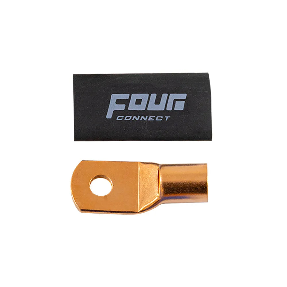 FOUR Connect 4-690389 STAGE3 OFC M8 žiedinė jungtis 35mm2, 20x black