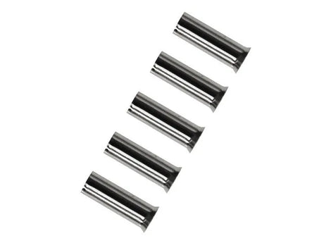 FOUR Connect 4-690714 wire end sleeve 6.0mm2, 10 pcs - Penki metaliniai antgaliai ant baltos fono