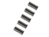 FOUR Connect 4-690715 laidų galai 10mm2, 10 vnt. - penki metaliniai vamzdeliai iš arti
