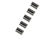 FOUR Connect 4-690716 laidų galai 20mm2, 10 vnt. - penki metaliniai vamzdeliai iš arti