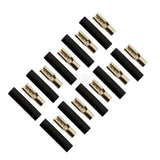 FOUR Connect 4-690732 plokščias jungtis 2.5mm², 2.8mm, juoda, 10vnt.