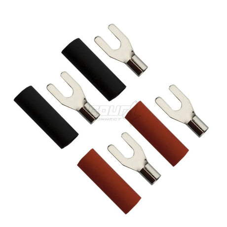 FOUR Connect 4-690811 M3 šakotinis jungtis 2.5mm², 2xRaudona ir 2xJuoda