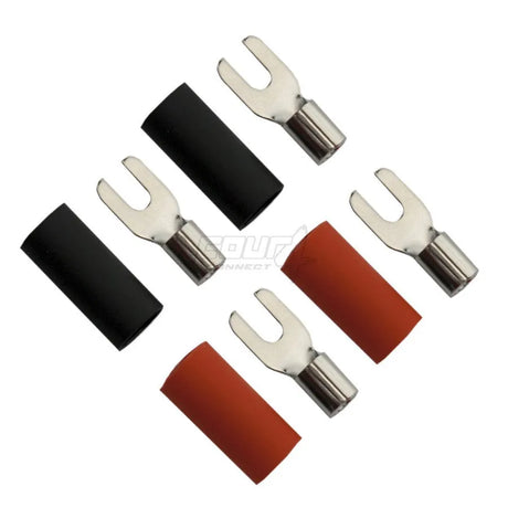 FOUR Connect 4-690812 M4 šakotinis jungtis 6.0mm², 2xRaudona ir 2xJuoda