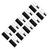 FOUR Connect 4-690835 M4 šakutės jungtis 6.0 mm², 10x juoda
