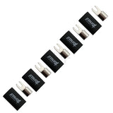 FOUR Connect 4-690837 M4 šakutinis jungiklis 20mm², 5x juodas - Šakutinių jungčių eilė su logotipu