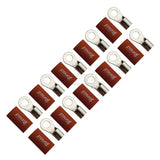 FOUR Connect 4-690942 M8 žiedinė jungtis 20mm², 10x raudona - Raudonos izoliuotos žiedinės jungtys iš arti