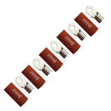 FOUR Connect 4-690944 M8 žiedinė jungtis 50mm², 5x raudona - Raudonos izoliuotos jungtys su logotipais