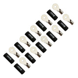 FOUR Connect 4-690951 M4 žiedinė jungtis 10mm², 10x juoda