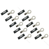 FOUR Connect 4-690961 M8 žiedinė jungtis 10mm², 10x juoda