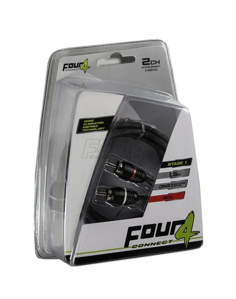FOUR Connect 4-800152 STAGE1 RCA kabelis 1.5m