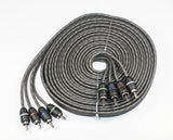 FOUR Connect 4-800156 STAGE1 RCA-cable 5.5m, 4ch - susukti keturių kanalų RCA kabeliai su jungtimis