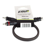 FOUR Connect 4-800169 Basic RCA-Y 1F–2M - RCA jungtys su pakuote ir laidu