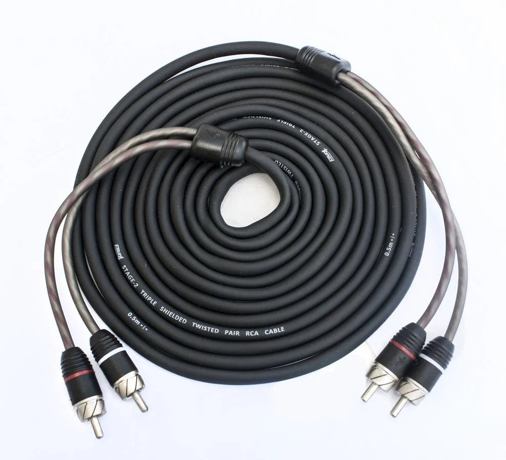 FOUR Connect 4-800255 STAGE2 RCA-laidas 5.5m - susuktas laidas su RCA jungtimis