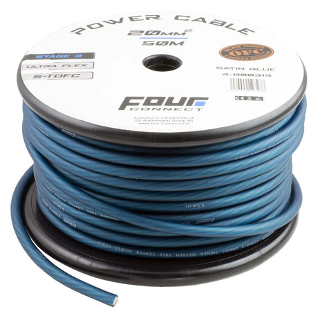 FOUR Connect 4-800313 STAGE3 20mm2 Satin Blue S-TOFC maitinimo kabelis