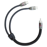 FOUR Connect 4-800358 STAGE3 Y-splitter 1M - 2F - vienas laidas su dviem atšakomis ir pynimu