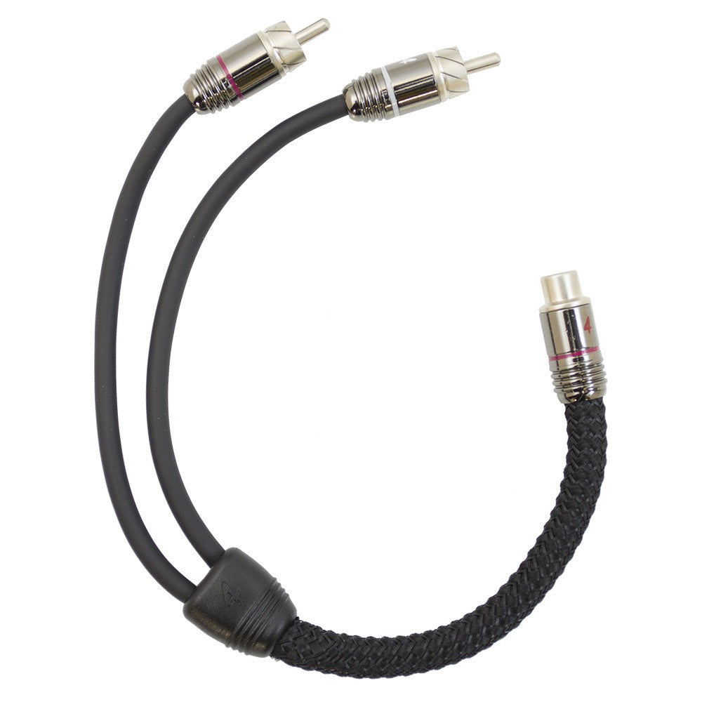 FOUR Connect 4-800359 STAGE3 Y-splitter 1F - 2M - Y formos kabelis su RCA jungtimis