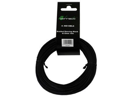 FOUR Connect 4-NS10BL6 nailono apsauga Juoda 6/12mm 10m