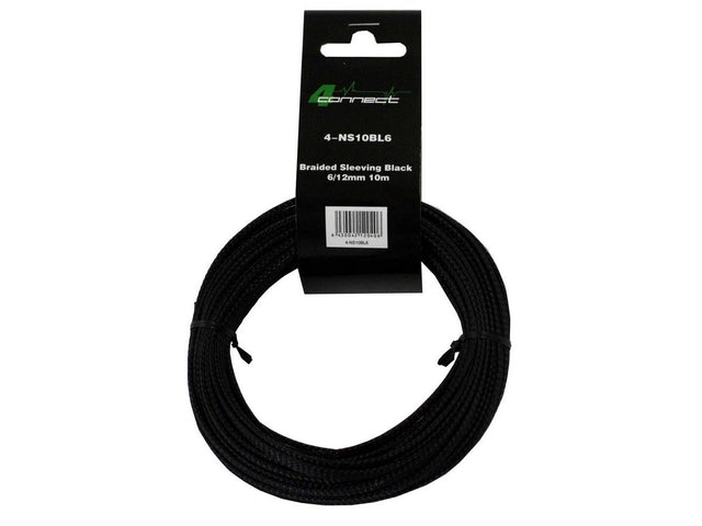 FOUR Connect 4-NS10BL6 nailono apsauga Juoda 6/12mm 10m