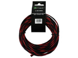 FOUR Connect 4-NS10BR6 nailoninis šarvas red/black 6/12mm 10m