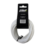 FOUR Connect 4-NS10WH6 Nailoninis šarvas White 6/12mm 10m
