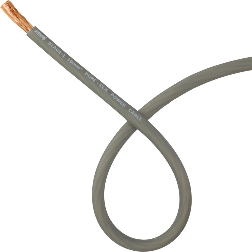 FOUR Connect 4-PC10N maitinimo laidas 10mm2 pilkas 50m - detalus vaizdas su užrašu