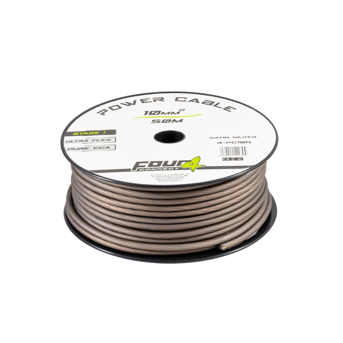 FOUR Connect 4-PC10N maitinimo laidas 10mm2 pilkas 50m