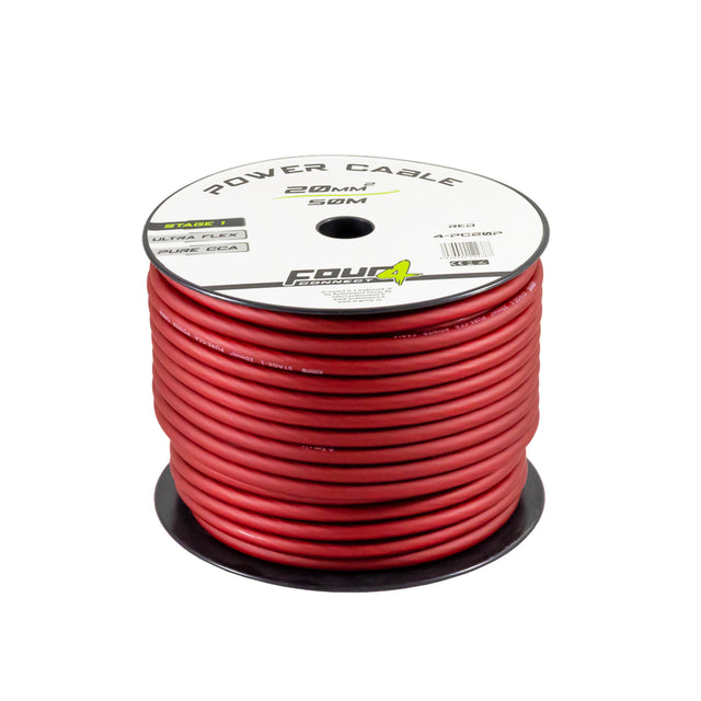 FOUR Connect 4-PC20P maitinimo laidas 20mm2 raudonas 50m