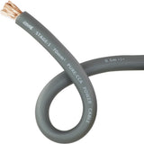 FOUR Connect 4-PC70N maitinimo laidas 70mm2 tamsiai pilkas 18m - detalus vaizdas su laidu ir užrašais