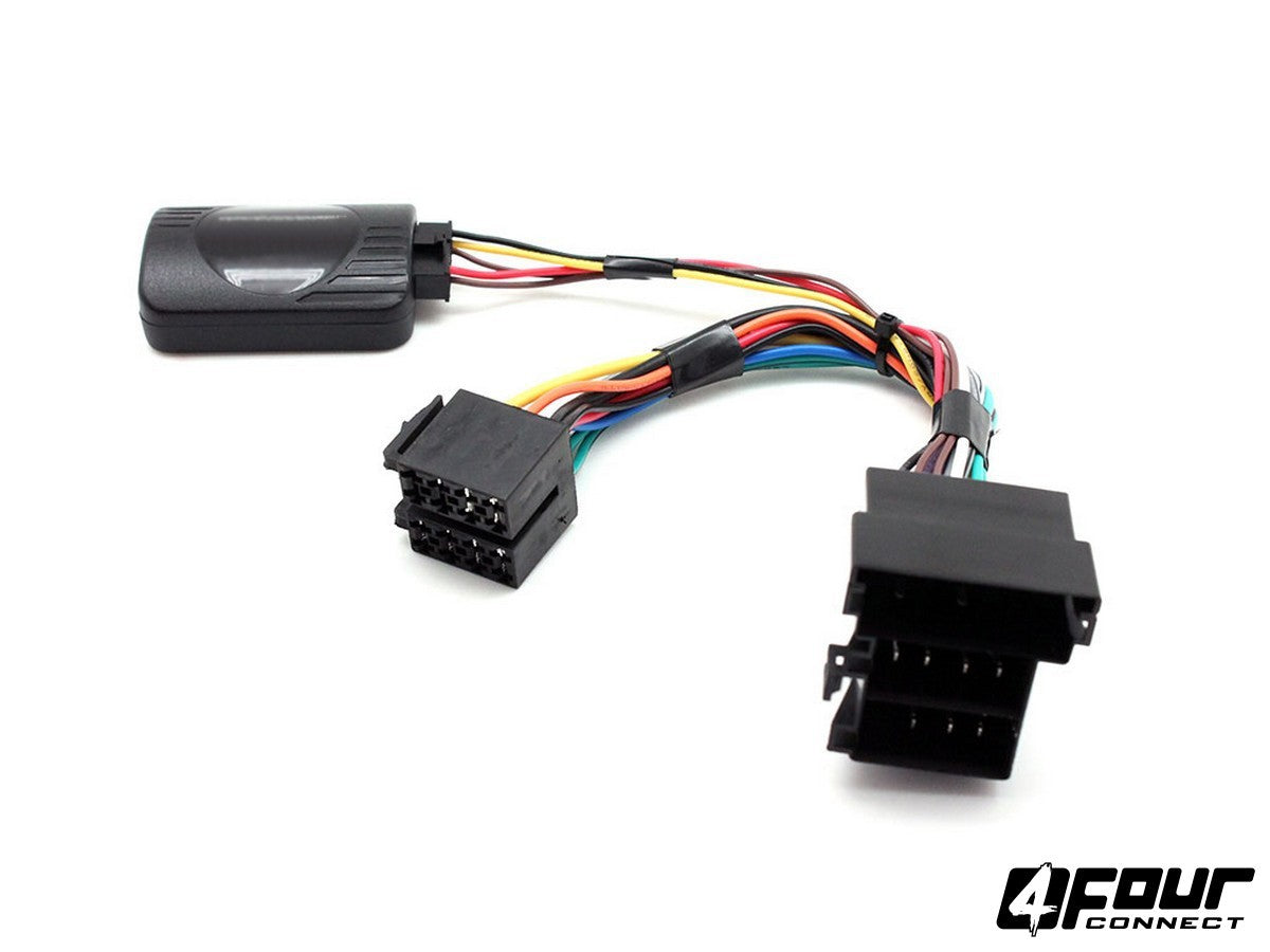 FOUR Connect Audi vairuotojo pultelio adapteris - Adapterio galinė dalis su laidais ir jungtimis