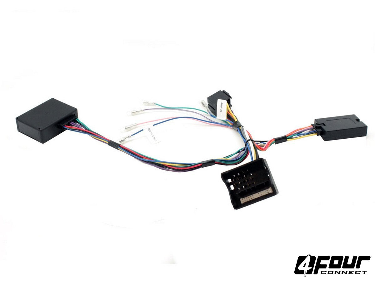 FOUR Connect Audi vairuotojo pultelio adapteris - Laidų raizginys su jungtimis ir dėžutėmis