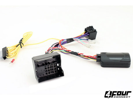 FOUR Connect BMW/BMW Mini vairo nuotolinio valdymo adapteris - Juodas valdymo modulis su laidais