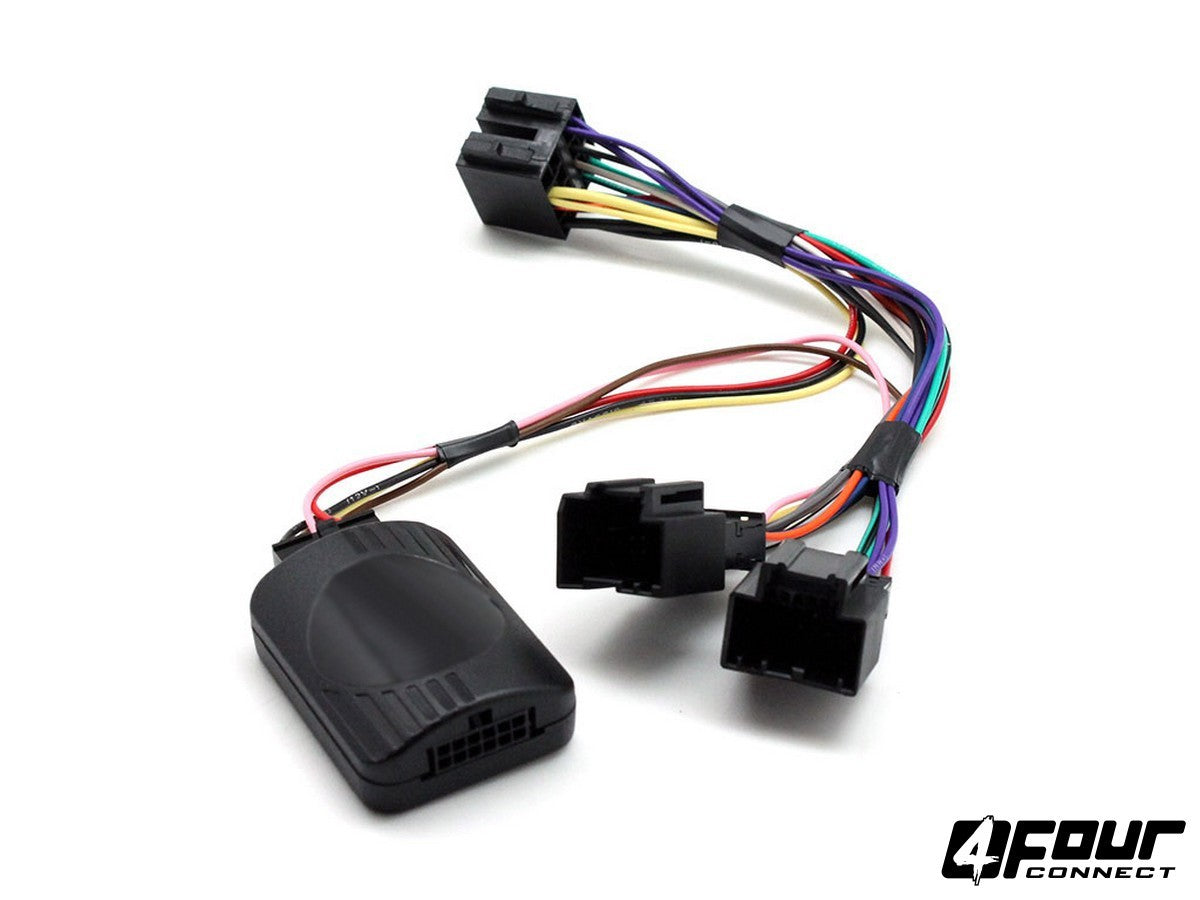 FOUR Connect Daewoo/Chevrolet vairo nuotolinio valdymo adapteris - Juodas valdymo modulis su laidais ir jungtimis