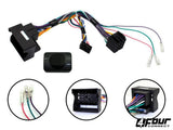 FOUR Connect Ford vairuotojo pultelio adapteris - jungtys ir valdymo modulis iš arti