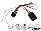 FOUR Connect Hyundai vairo nuotolinio valdymo adapteris - laidų jungtys ir valdymo blokelis