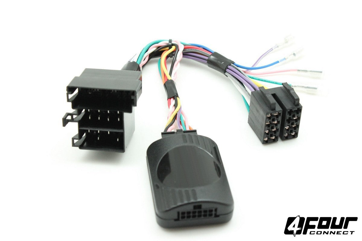 FOUR Connect Iveco vairo nuotolinio valdymo adapteris - Juodas adapteris su laidais ir jungtimis
