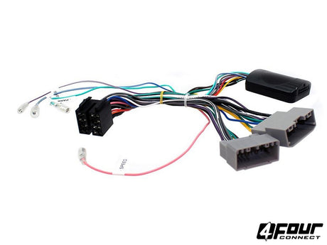 FOUR Connect Jeep/Dodge vairo nuotolinio valdymo adapteris - laidų raizginys su jungtimis ir moduliu