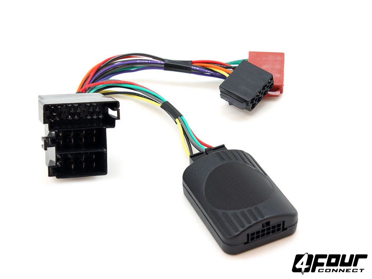 FOUR Connect Peugeot vairo nuotolinio valdymo adapteris - Juodas valdymo blokelis su laidais ir jungtimis