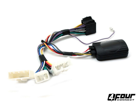 FOUR Connect Toyota vairo nuotolinio valdymo adapteris - laidų raizginys su jungtimis ir moduliu