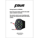 FOUR Mobile 4-BTREM1 - nuotolinio valdymo pultelis su mygtukais
