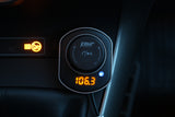 FOUR Mobile 4-FMTBT2 FM siųstuvas Bluetooth V4.2 - skaitmeninis ekranas su dažniu ir mygtukai