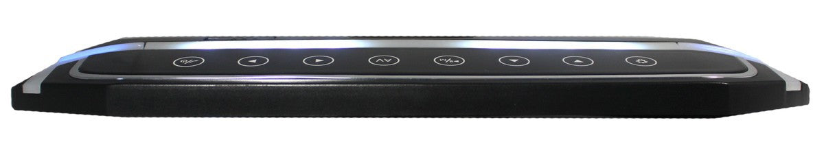 FOUR Mobile 4-HDMON10.2-B stogo monitorius 10.2″ - Šoninis vaizdas su valdymo mygtukais