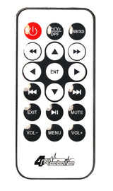 FOUR Mobile 4-HDMON10.2-B stogo monitorius 10.2″ - nuotolinio valdymo pultas su mygtukais