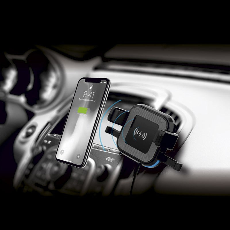 FOUR Mobile 4-QICHARGER1 laikiklis su belaidžiu įkrovimu - Laikiklis su telefonu automobilyje