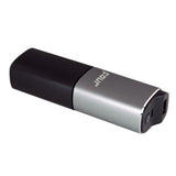 FOUR Mobile 4-USB-CLPB USB įkroviklis ir powerbank 2600mAh - Šoninis vaizdas su USB jungtimi ir mygtuku