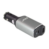 FOUR Mobile 4-USB-CLPB USB įkroviklis ir powerbank 2600mAh - Sidabrinis korpusas su USB jungtimi ir G