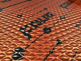 FOUR S2-BaseMat 2,5 MM 500*370 - Oranžinis paviršius su juodais simboliais